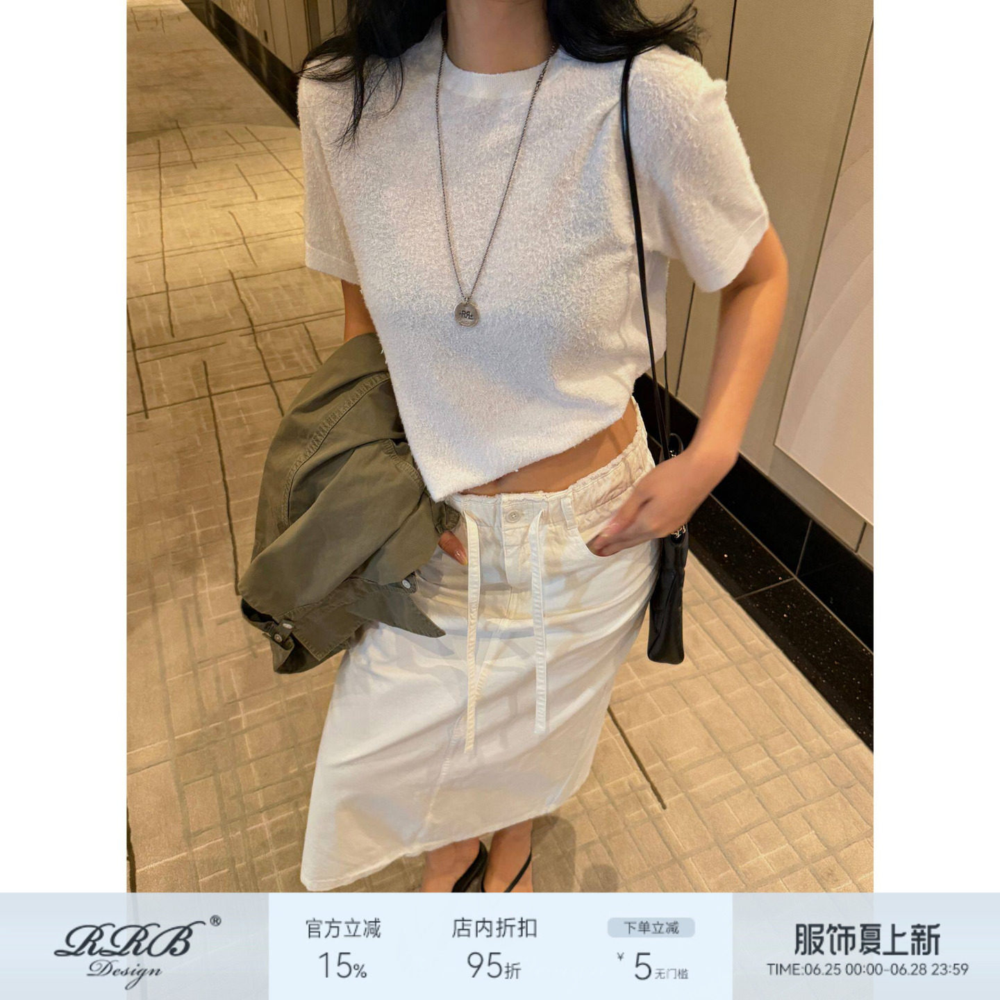 RRB Design “云朵T”进口定制磨毛棉微宽松圆领松弛百搭短袖T恤