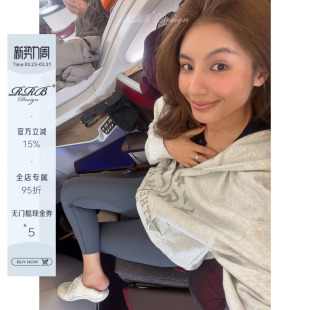 舒适弹力小脚裤 RRB 显瘦百搭无尴尬线高腰瑜伽裤 纯色修身 Design