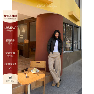 RRB Design「升级裤王」定制色抓绒保暖斜纹弯刀休闲牛仔裤