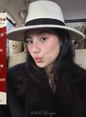 RRB Design澳洲进口100%羊毛百搭时尚秋冬法式复古帽