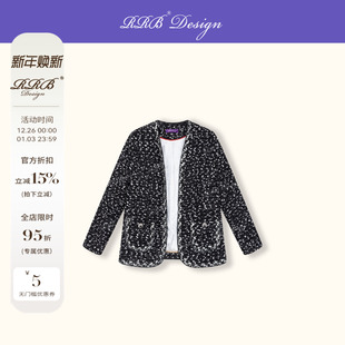 高定手工编织钉珠香风百搭显瘦外套 手工坊 RRB Design