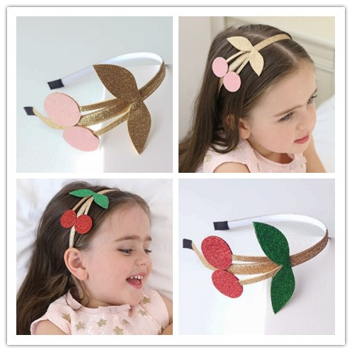 可爱闪亮樱桃发卡头饰品女童头箍儿童发箍小女孩发饰
