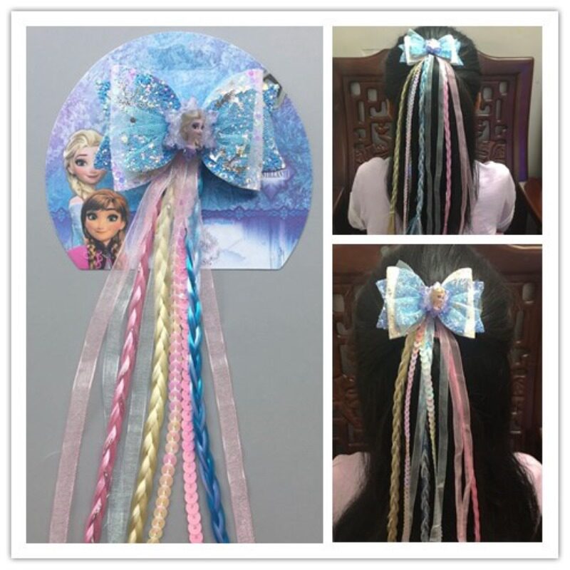 冰雪公主假发辫子发饰女宝发夹女童发卡冰雪公主表演演出头饰,童装/婴儿装/亲子装,发饰,淘宝优惠券,粉丝福利购,淘宝优惠卷