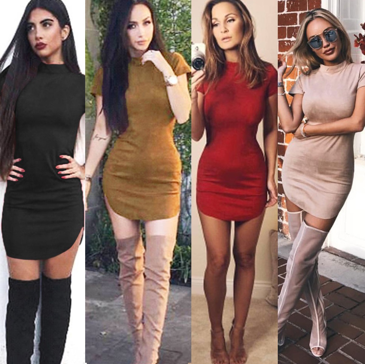 Kim¿¨´÷ɺËÄÉ«Nicki÷䯤ÈÞ¶ÌÐäKylieС¸ßÁì½ôÉíJennerÁ¬ÒÂȹDress