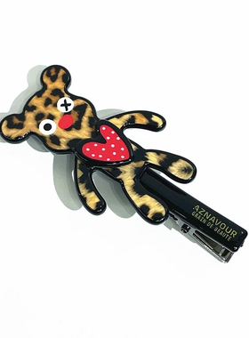 韩饰AZ饰品桃心小熊鸭嘴夹女YZJ0469