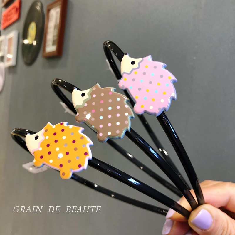 GRAINdeBEAUTE黑钻可爱小刺猬