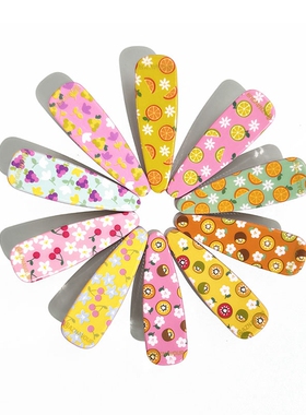 韩饰AZ饰品头饰雅致素面水果花朵三角形鸭嘴夹YZJ0903