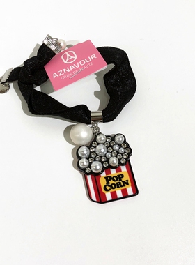 韩饰AZ饰品头饰雅致字母镶钻半球爆米花宽发圈FQ1245