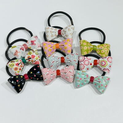 韩国进口GRAIN de BEAUTE/发饰醋酸可爱蝴蝶结发圈发绳