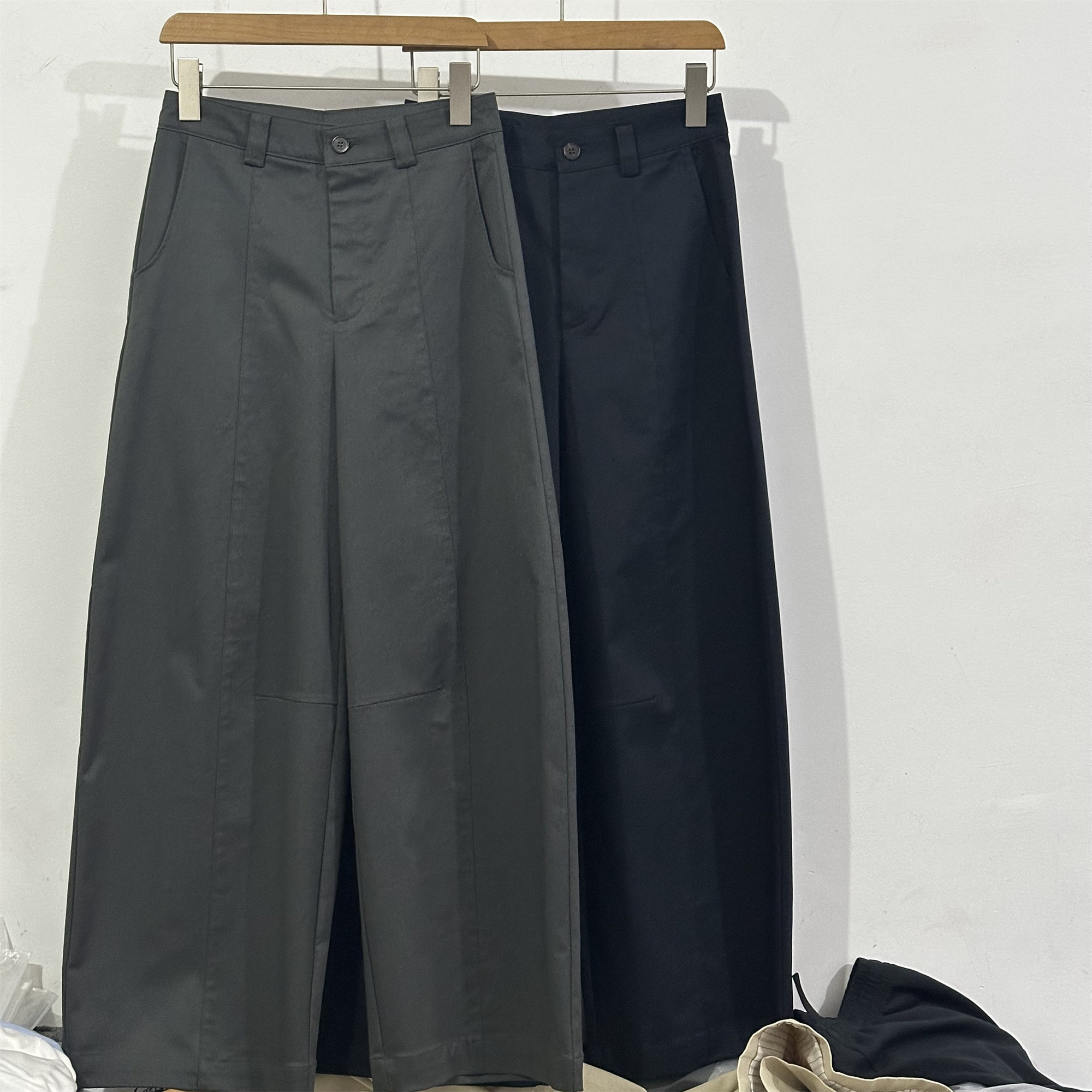 韩代订单款立体裁剪宽松显瘦日常百搭休闲直筒裤女2025秋季新品