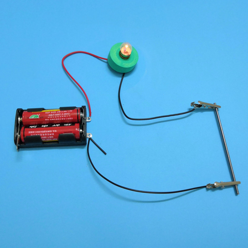 儿童自制物理电学滑动变阻器