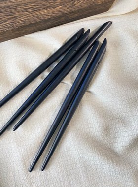 批发仿黑檀木主体发簪子女木簪发钗簪子筷子简约素簪配件材料DIY