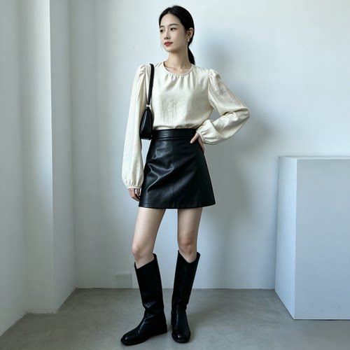 爱西里法式复古显瘦通勤衬衫女