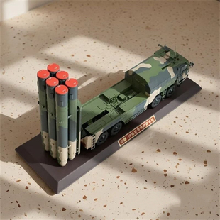 1:32航展红旗19导弹发射车模型HQ19空地导弹系统合金成品静态摆件