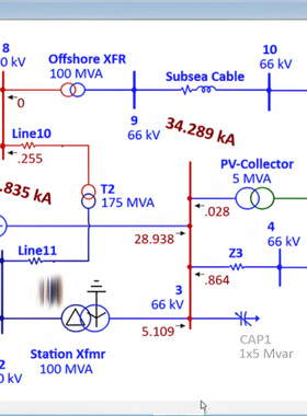 etap digsilent电力电气系统规划设计分析计算运行模拟仿真代做