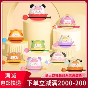 新品佛系木鱼敲敲乐潮玩盲盒摆件送朋友生日礼物创意桌面装饰