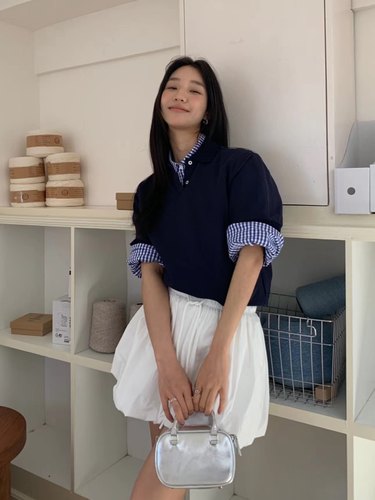 经典百搭知识分子风短袖POLO衫