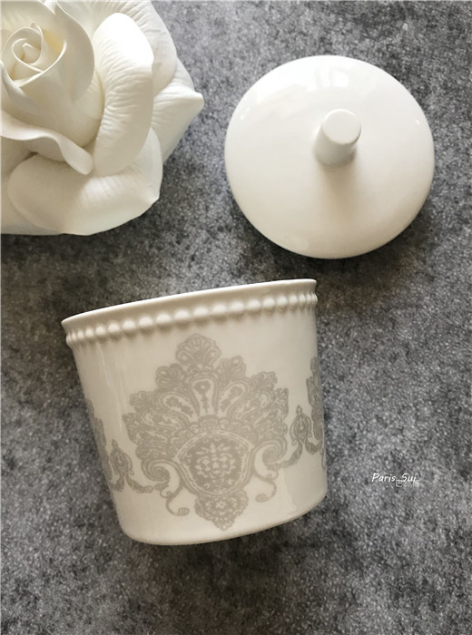 Paris sui 新品美式法式欧式北欧陶瓷卫浴棉签罐储物罐摆件化妆棉在类目 家居饰品, 装饰器皿, 储物罐中 - 来自Buy2taobao.com提供专业的淘宝代购服务