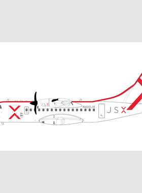预GeminiJets G2JSX1506 JSX ATR 42-600 N400JX 飞机模型1:200