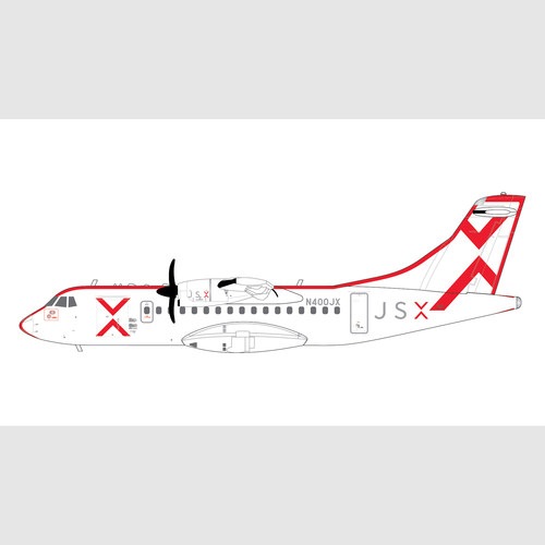 JSX航空ATR42-600合金飞机模型