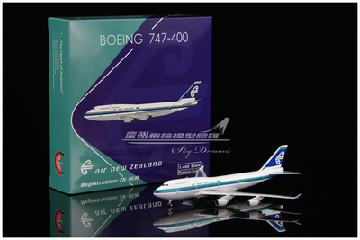 新西兰航空B747-400合金飞机模型