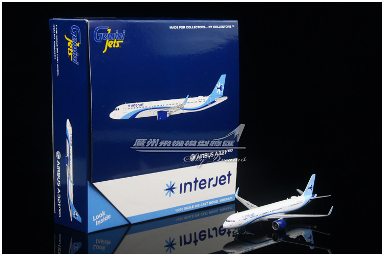 gj gjaij1884 墨西哥interjet航空 a321neo xa-map 1:400