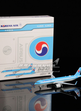 JCwings XX40096 大韩航空 Korean Air A321NEO HL8509 1:400
