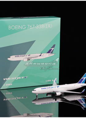 Phoenix 04637 西捷航空 WestJet B767-300ER C-GOGN 1:400
