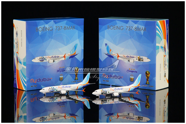 迪拜航空波音B737-8max足球