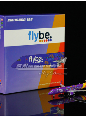 JCWINGS W400-0002 Flybe Embraer 190-200LR G-FBEJ 1:400