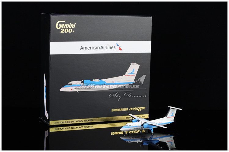 GJ G2AAL939 American Eagle Dash 8 Q100 N837EX 1:200