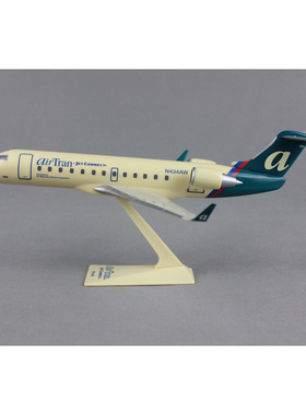 美国穿越航空 AirTran Airways CRJ200 塑料拼装 飞机模型 28cm