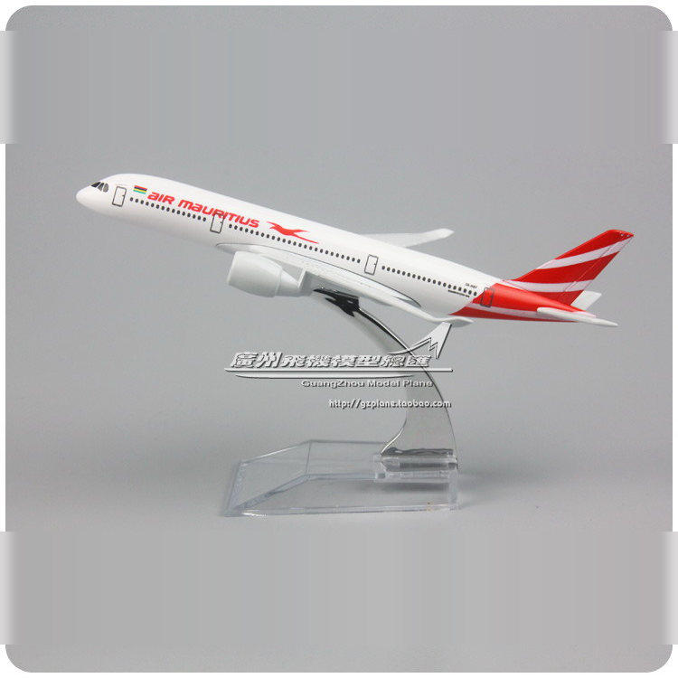 毛里求斯航空 空客 A350-900 3B-NBF 合金金属仿真 飞机模型 16cm
