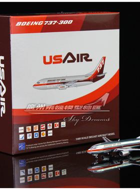 JCWINGS XX4487 US AIR Boeing 波音 B737-300 N352AU 1:400
