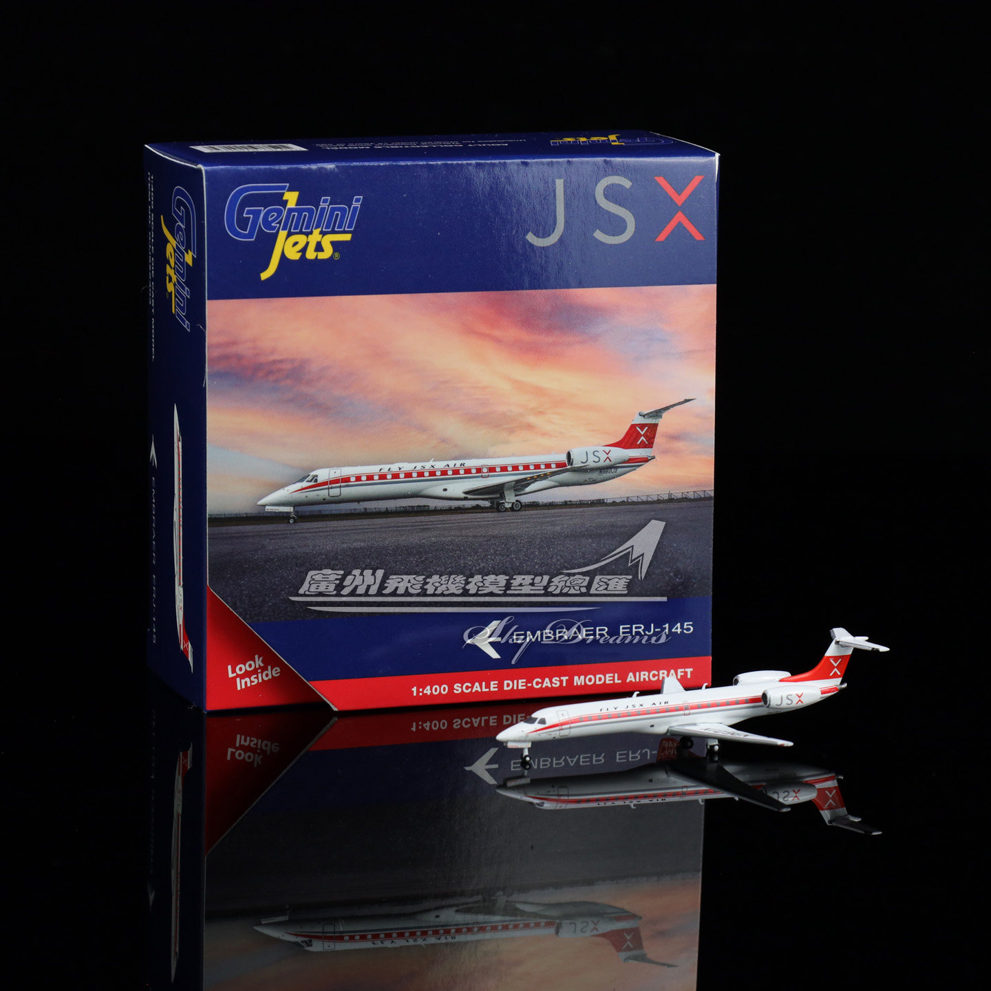 GeminiJets GJJSX2403 JSX E145LR N960JX 飞机模型 1:400