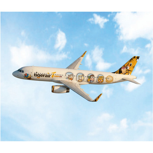 台湾虎航空客A320合金飞机模型