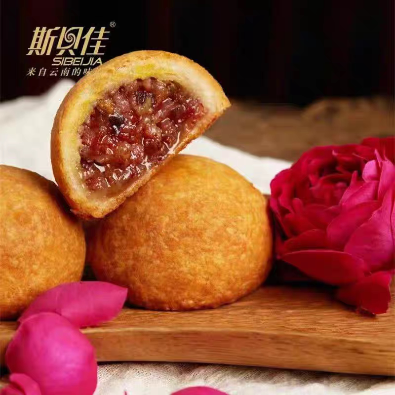 斯贝佳散装月饼火腿稀陷五仁白糖