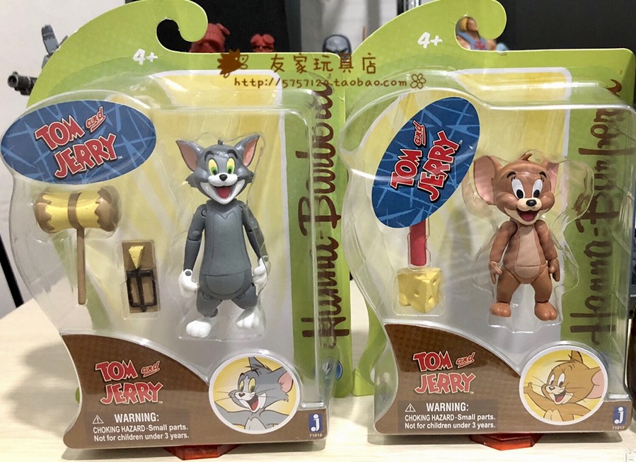 猫和老鼠 Jazwares 汤姆和杰瑞 汉娜芭芭拉 经典手办公仔玩具摆件