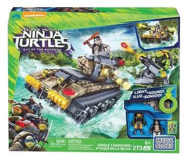 Mega Bloks/美高 美家宝 忍者神龟 丛林坦克战车 DPF81 拼装积木
