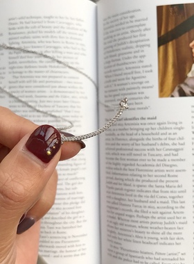 折扣韩国S925纯银微笑锆石项链简约锁骨链项饰女