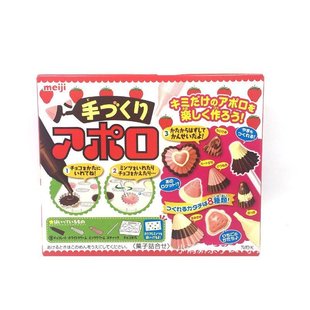 食玩进口零食明治MeijiApollo草莓DIY自制巧克力 日本包装 盒装