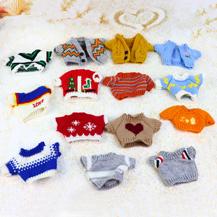 18cm小熊jellycat兔羊猪玩偶衣服20cm棉花娃娃毛衣小号莉那熊替换