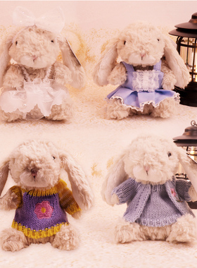 英国jellycat邦尼兔甜美兔衣服yummy兔熊毛衣裙子羊猪玩偶替换装