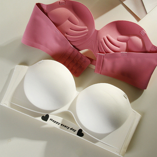 加厚7CM无肩带防滑手掌杯聚拢显大内衣女多巴胺小胸平胸专用文胸