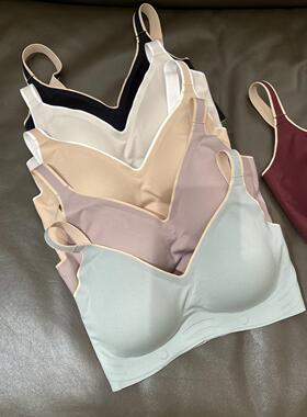 口碑日单！闭眼收！零束缚感无痕高弹撞色内衣