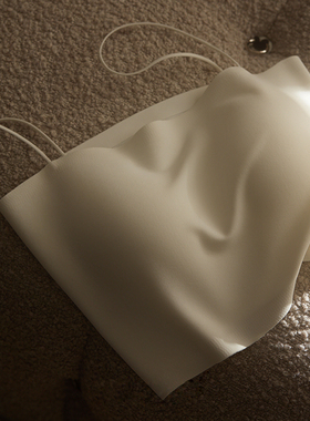 特 云感无痕+带胸垫 抑菌杜邦莱卡料细吊带抹胸背心美背内衣EE103