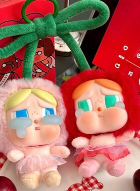 爱神樱桃哭娃的眼泪系列搪胶脸公仔双胞胎拉布布毛绒公仔包包玩偶