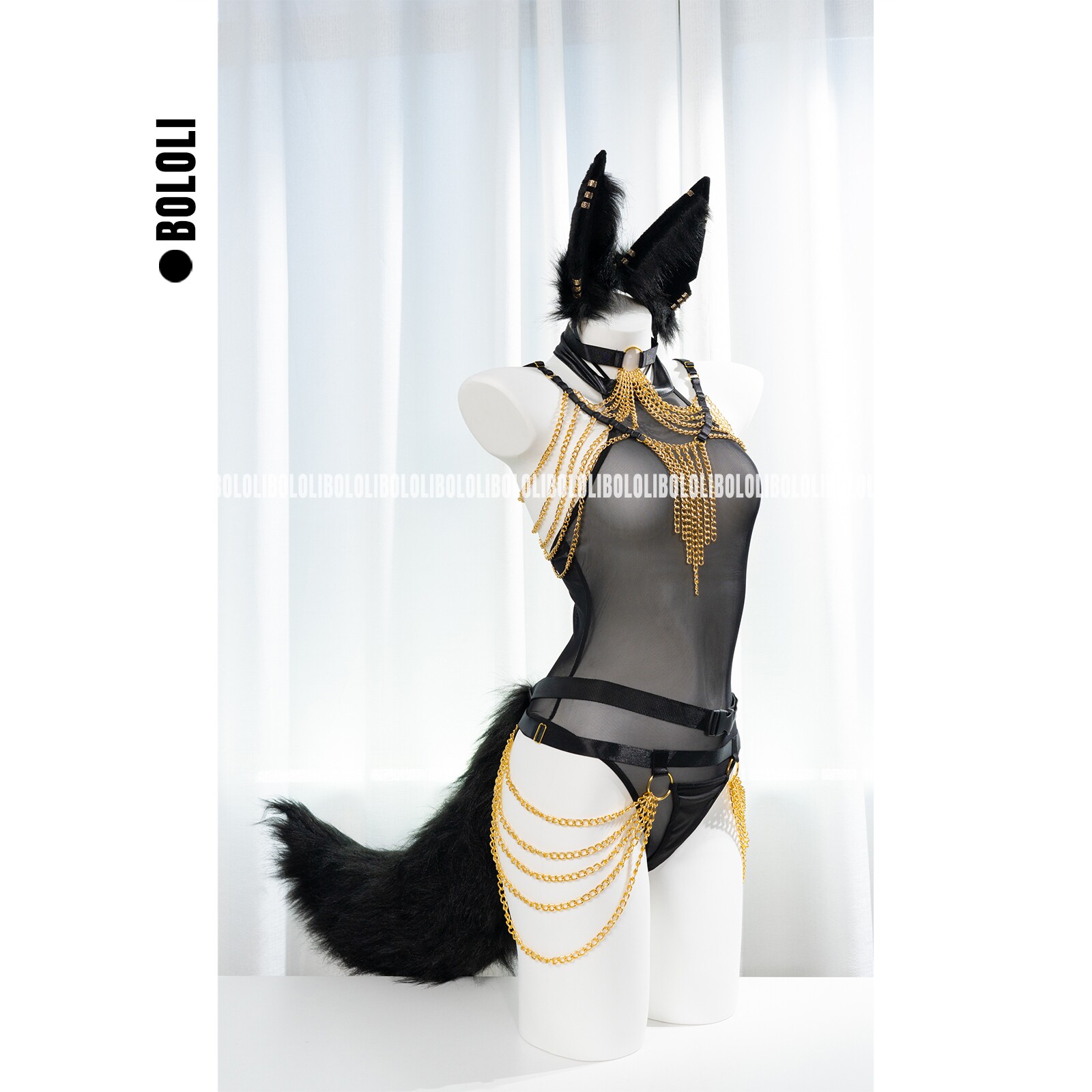 原创埃及艳后系列绑带内衣阿努比斯cosplay摄影会