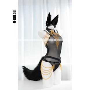 原创埃及艳后系列绑带内衣阿努比斯cosplay摄影会