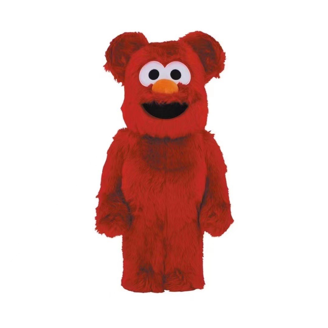 全新bearbrick 1000@0%红色芝麻街二代